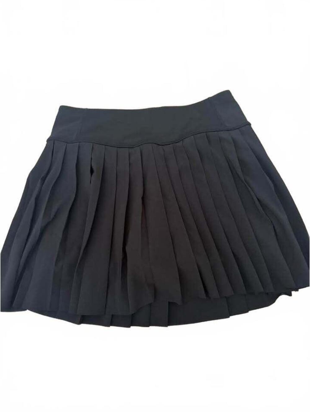 Athleta Black Pleated Tennis Pickleball  Skort Skirt Small